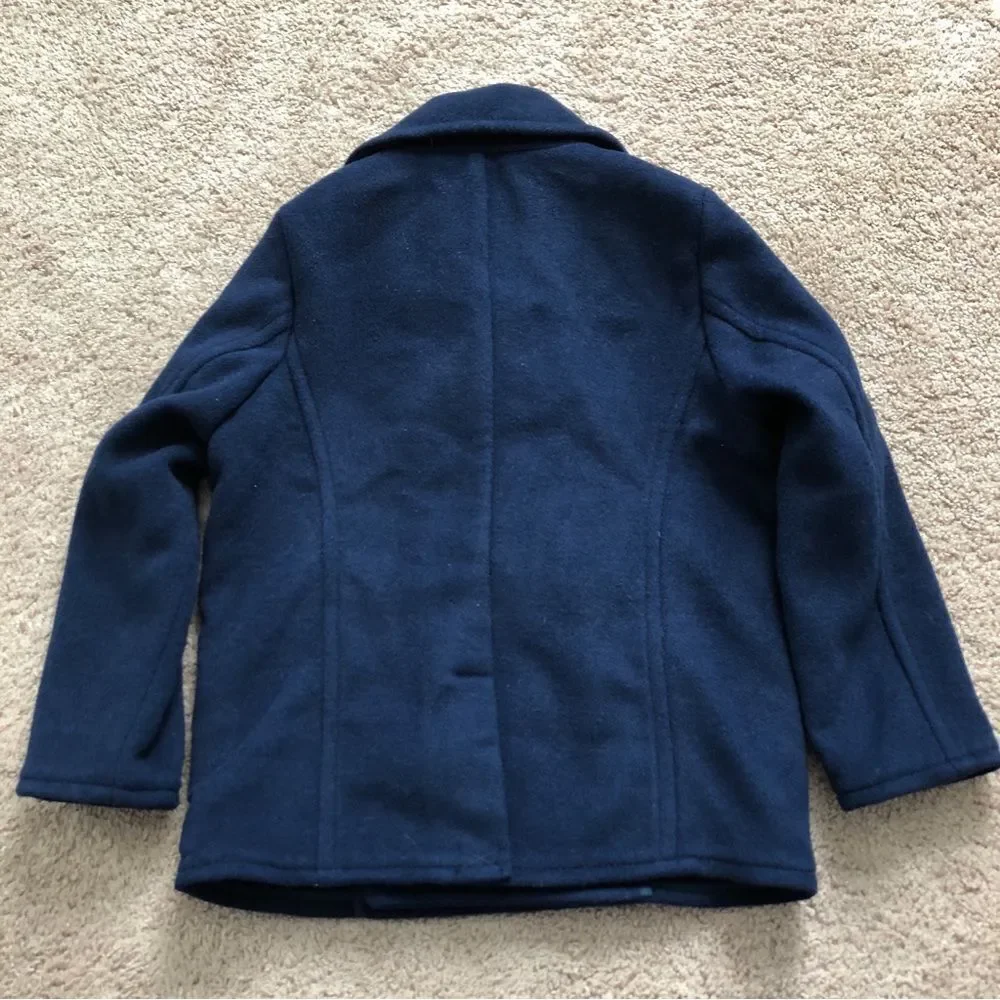 GAP Kids Wool Peacoat Girls Small Navy Blue NWT‎